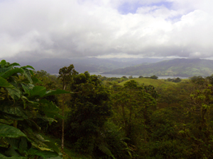 This view includes the mouth of the beautiful Rio Chiquito on the other side of the lake.